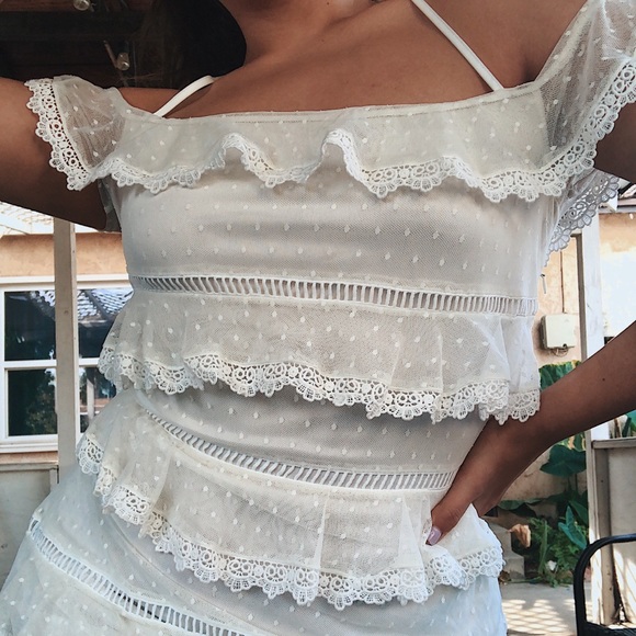 Off-shoulder Ruffled DRESS - Picture 2 of 4